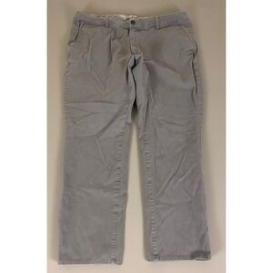 Bonobos Slim Fit Chino Pants Men's 38x30 Gray Casual Everyday Cotton Blend
